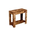 thumbnail image 2 of Safdie & Co. Accent Table 24L Brown Reclaimed Wood 1 Drawer 1 Shelf, 2 of 4