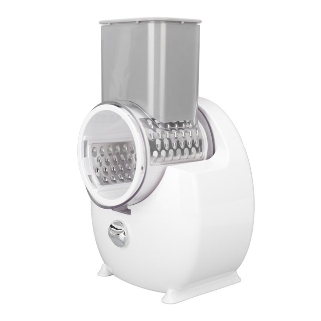 Electric Grater, Easy Control Stainless Steel Versatile Electric Shredder With 3600mAh Battery 6 Attachments For Vegetables