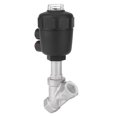 thumbnail image 2 of Angle Seat Valve Air Actuated Thread Connection Stainless Steel Thickened Plastic Case Steam Valve3/4in DN20, 2 of 8