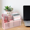 thumbnail image 1 of YAOMOBB Magnetic Storage Organizer Magnetic Stationery Storage Organizer Rack 3 Compartment Holder for Fridge or Whiteboard, 1 of 6