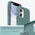 thumbnail image 3 of Silicone Case for iPhone 11 Case, Liquid Silicone Protective Phone Case Cover (Full Body, Soft Case, 3 of 5