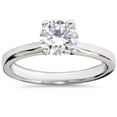 thumbnail image 1 of 1ct Lab Grown Diamond Solitaire Engagement Ring 14k White Gold, 1 of 4