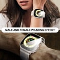 thumbnail image 4 of KOMI 2-Pack for Apple Watch Ultra/Ultra 2 49mm PC All-Around Screen Protector Case, Tempered Glass Screen Protector Case Ultra-Thin for iWatch Ultra/iWatch Ultra 2 49mm Protection Cover -Starlight, 4 of 5