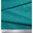 thumbnail image 3 of Soimoi Rayon Fabric Artistic Flower & Dots Printed Fabric 1 Yard 42 Inch Wide, 3 of 3