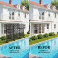 thumbnail image 3 of 72" H x 47" W Freestanding Metal Privacy Screen - Rustproof Weather-Resistant, 0.39" Gap Decorative Fence for Patio & Garden, 3 of 7