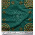 thumbnail image 1 of Soimoi Polyester Crepe Fabric Mandala Decorative Print Fabric by Yard 52 Inch Wide, 1 of 3