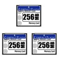 thumbnail image 1 of 3X 256MB Compact Flash Memory Card for Camera, Advertising Machine, Industrial Computer Card, 1 of 2