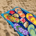 thumbnail image 4 of Dvkptbk Home Essentials Summer Beach Slippers Beach Towel Microfiber Double-Sided Velvet Beach Towel Swimming Towel Versatile Beach Towel Apartment Essentials, 4 of 6