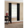 thumbnail image 4 of Mainstays Solid Color Room Darkening Rod Pocket Curtain Panel Pair, 4 of 5
