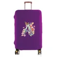 thumbnail image 3 of Housse de Valise de Voyage Protecteur de Bagage et de Valise Lavable Réutilisable Antipoussière Anti-Rayures Housse de Valise Motif Imprimé Papillon 8butterfly letter R TG, 3 of 6