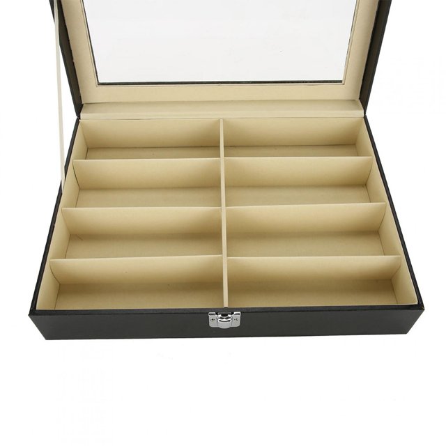 Domqga Boîte de Rangement pour Lunettes, Boîte Anti-Humidité, pour Magasin de Lunettes à Domicile