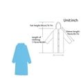 thumbnail image 3 of mtvxesu Imperméable, Ensemble d'Imperméables Réutilisables en EVA Ponchos de Pluie Légers Imperméable Équipement de Pluie pour Hommes et Femmes Imperméable pour Femmes Rentrée des Classes, 3 of 6