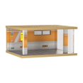 thumbnail image 1 of Milaget Diorama 1:32 Model Car Parking Lot Scene Diacast Car Display Cabinet Simulation DIY Modified Garage 2 Orange, 1 of 4