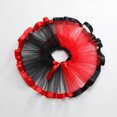 thumbnail image 3 of MIASHUI Jupes Tutu de Ballet pour Filles Jupe de Robe de Princesse d'Anniversaire pour Enfants Ensemble de Barrette, Rouge, 5-8 Ans, 3 of 3
