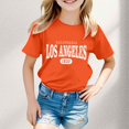 thumbnail image 2 of Camisole avec Soutien-Gorge, Mode Décontractée pour Enfants, Imprimé, Col Rond, Manches Courtes, T-Shirt Ample, 2 of 4