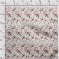 thumbnail image 2 of oneOone Polyester Spandex Light Pink Fabric Florals Fabric For Sewing Printed Craft Fabric By The Yard 56 Inch Wide-LIW, 2 of 4