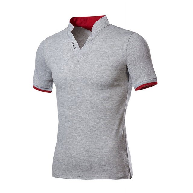 EGNMCR Chemises à Manches Courtes pour Hommes Été T-shirt Décontracté, Mode T-shirt Décontracté pour Hommes Uni à Manches Courtes Col Rabattu Blouse Hauts,