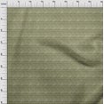 thumbnail image 4 of oneOone Velvet Olive Green Fabric Geometrical Sewing Craft Projects Fabric Prints By Yard 58 Inch Wide, 4 of 5
