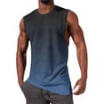 thumbnail image 1 of NTACZA Athletic Tank Tops Men Sleeveless Basic Shirt Crew Neck Sports Gradient Mens T Shirts M, 1 of 5