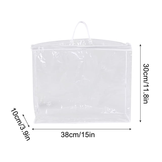 Kcavykas Clearance Sales Home Storage Organiser PVC Transparent Packaging Bag PVC Home Textile Household Four Piece Set Bag PVC Storage Bag Transparent Curtain Packaging Bag