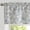 Forest Blue, variant on Linen Valance Curtain Farmhouse Grey Floral Window Valance for Bedroom, 16 Inch French Country Flower Small Drapes for Kitchen Light Filtering Window Treatments Rod Pocket 1 Panel