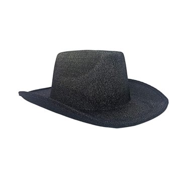 lionlar Chapeau de Cowboy Clignotant à Grand Bord Mode Casquette pour Femmes Chapeau de Soleil Chapeau de Princesse Chapeau de Cowgirl pour Noir