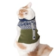 thumbnail image 3 of Holiday Time Pull pour chien cardigan jacquard vert, 3 of 3