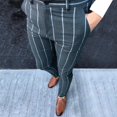 thumbnail image 1 of RKSTN Pants for Men Fall Striped Business Straight Pants Loose Trousers Straight Leg Pants, 1 of 9