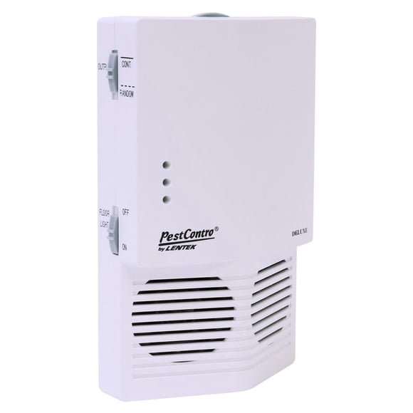 PestContro Deluxe Ultrasonic Rodent Repeller with Night Light, Indoor & Outdoor Rodent Control, Eco-Friendly Mouse & Rat Deterrent