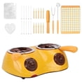 thumbnail image 1 of Mini Fondue en Pot de Chocolat Fondu avec Accessoires DIY pour la Maison, 1 of 5