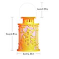 thumbnail image 2 of MesaSe Halloween Decorations Handheld Lamp Lantern with Spider/Castle Silhouette, 2 of 6
