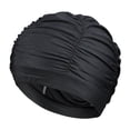 thumbnail image 1 of High Elastic Swimming Cap Bathing Cap Long Hair Cap Water Sport Turban Hats, 1 of 10