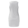 thumbnail image 4 of TJAZFJPA Robes Formelles Grande Taille pour Femmes Nouvelle Jupe Robe Sans Manches à Col Rond Plissée Irrégulière d'Été Robe Violette Longues Robes d'Été pour Femmes, 4 of 5