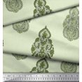 thumbnail image 2 of Soimoi Georgette Viscose Fabric Floral & Paisley Block Decor Fabric Printed Yard 42 Inch Wide, 2 of 3