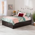thumbnail image 2 of AFI Concord Urban King Storage Solid Wood Platform Bed in Espresso, 2 of 9