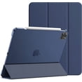 thumbnail image 1 of Case for iPad Pro 12.9 Inch Case, (2022/2021/2020, 6th/5th/4th Generation), Convenient Magnetic Attachment, Two-Way Stand, Full Pencil 2 Support, Rebound Folio Stand Cover Case - Blue, 1 of 5