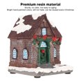 thumbnail image 4 of LED Lighted Christmas Village House Vintage Exquisite Landscaping Christmas House Home Decor Presents, 4 of 7