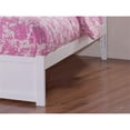 thumbnail image 3 of AFI Metro Twin Size Solid Wood Bed with Storage Drawers in White, 3 of 8