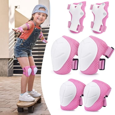 Knee Pads and Elbow Pads for Kids 10-12 6 in 1 Protective Gear Knee Pads Set for Kids Knee and Elbow Pads Kids Knee Pads and Elbow Pads Set Knee Pads and Elbow Pads for Kids 6-8