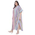 thumbnail image 3 of Oussum Robe Caftans pour Femme Grande Taille Imprimée Longue Maxi à Boutons Robes Caftan, 3 of 7