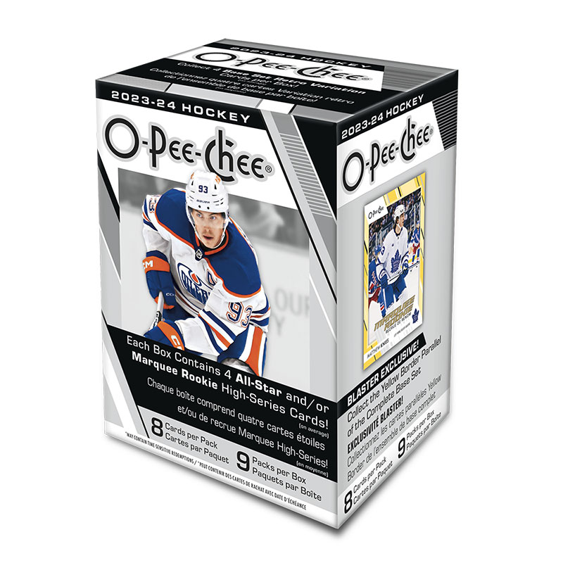 2023-24 Upper Deck O-Pee-Chee cartes de hockey boîte de Mass Blaster