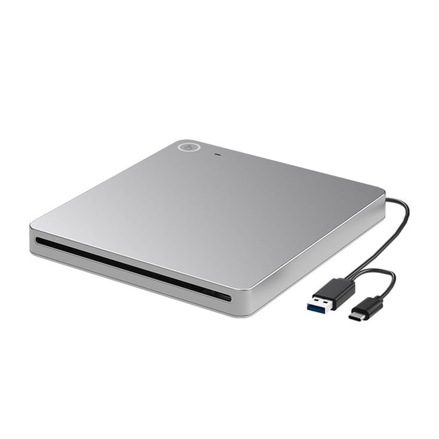 External DVD Burner Drive USB 3.0 Type-C Optical Drive Writer Portable CD/DVD Player for Laptop ,Easy Setup