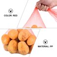 thumbnail image 4 of MasteelfCA 100pcs Plastic Woven Bags Fruit Pocket Storage Bags Vegetable Storage Bags (Red), 4 of 7
