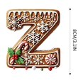 thumbnail image 3 of Rwnbm 26 Letters Christmas Tree Decoration Pendant Christmas Tree Ornaments Personalized DIY Christmas Ornaments Christmas Decoration Xmas Tree Hanging Decor Feature, 3 of 4