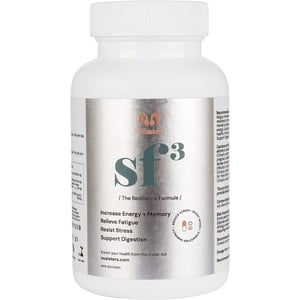 NuSisters Stress Gratuit 3 (SF3), Formule de résilience, Enhancer mémoire, Augmente l'énergie + Résistance au stress, système immunitaire sain, amélioration du sommeil - Santé Canada homologué NPN #80113965 (60 Gélules)