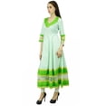 thumbnail image 2 of Phagun Kurta Anarkali en Coton à Imprimé Cachemire Kurti Ethnique Robe de Designer, 2 of 5
