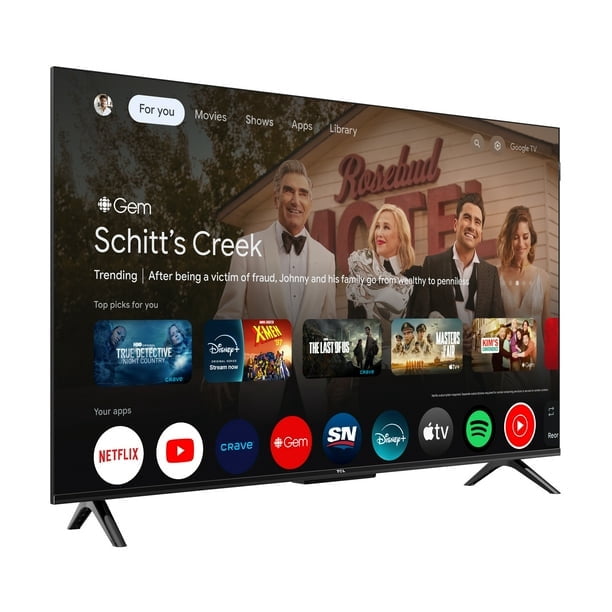 TCL 43-Inch Q Series 4K UHD HDR QLED Smart Google TV Dolby Vision