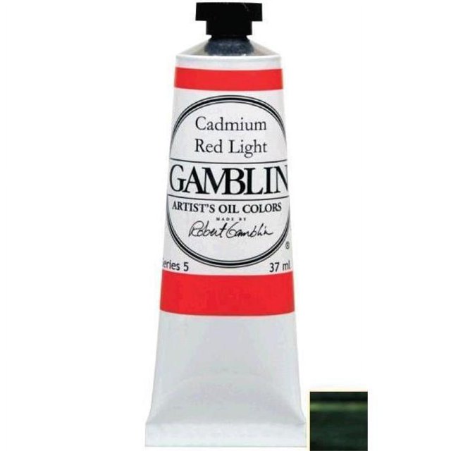 Gamblin G1490 37ml Artists Grade Oil Color - Olive Green