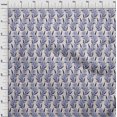 thumbnail image 4 of oneOone Polyester Spandex Blue Fabric Floral Craft Projects Decor Fabric Printed By The Yard 56 Inch Wide, 4 of 4