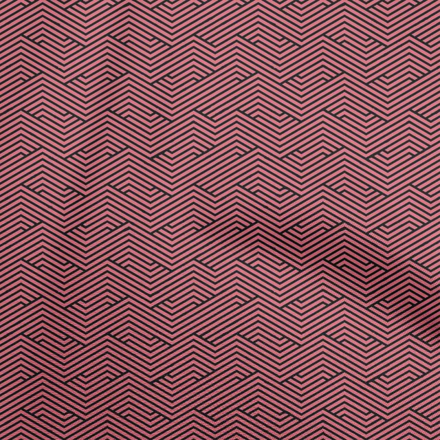oneOone Polyester Spandex Pink Fabric Moire Sewing Craft Projects Fabric Prints By Yard 56 Inch Wide